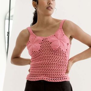 Tach Clothing Martina Crochet Top